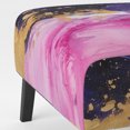 thumbnail image 5 of Designart "Modern Fluid Marble Effect In Purple" Upholstered Modern & Contemporary Accent Chair and Fractals Arm Chair - Multiple Color & Pattern, 5 of 7