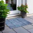 thumbnail image 6 of Addison Rugs Chantille Indoor/Outdoor Transitional Stripes Blue Washable Rectangle Rug, 1'8" x 2'6", 6 of 6