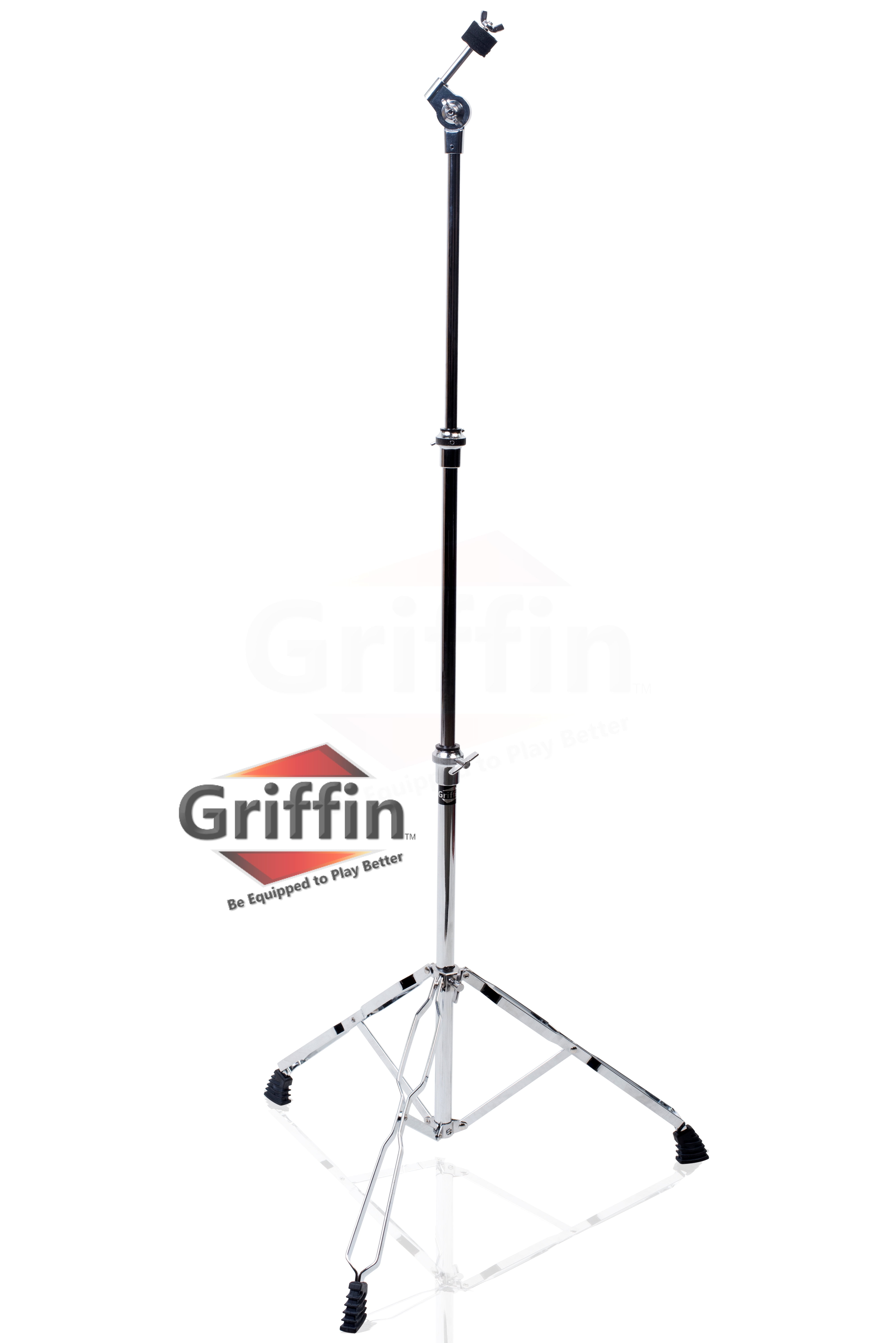 Straight Cymbal Stand by Griffin Percussion Drum Hardware Set for Mounting MediumDuty Crash