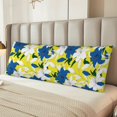 thumbnail image 5 of Naloa Lilies Flowers Super Soft 20x60 Body Pillow Case,Long Side Hidden Zipper（PILLOWS ARE NOT INCLUDED）, 5 of 6