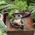 thumbnail image 4 of Creative guitar frog ornaments garden decorative ornaments living room ornaments study desktop resin crafts plant corner, 4 of 16