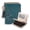 PEACOCK BLUE, variant on Women RFID Blocking Small Bifold Wallet, Compact Cash Clutch with Zipper Coin Pocket, Glittery Butterfly Design, Credit Card Holder, Travel Purse with Tassel