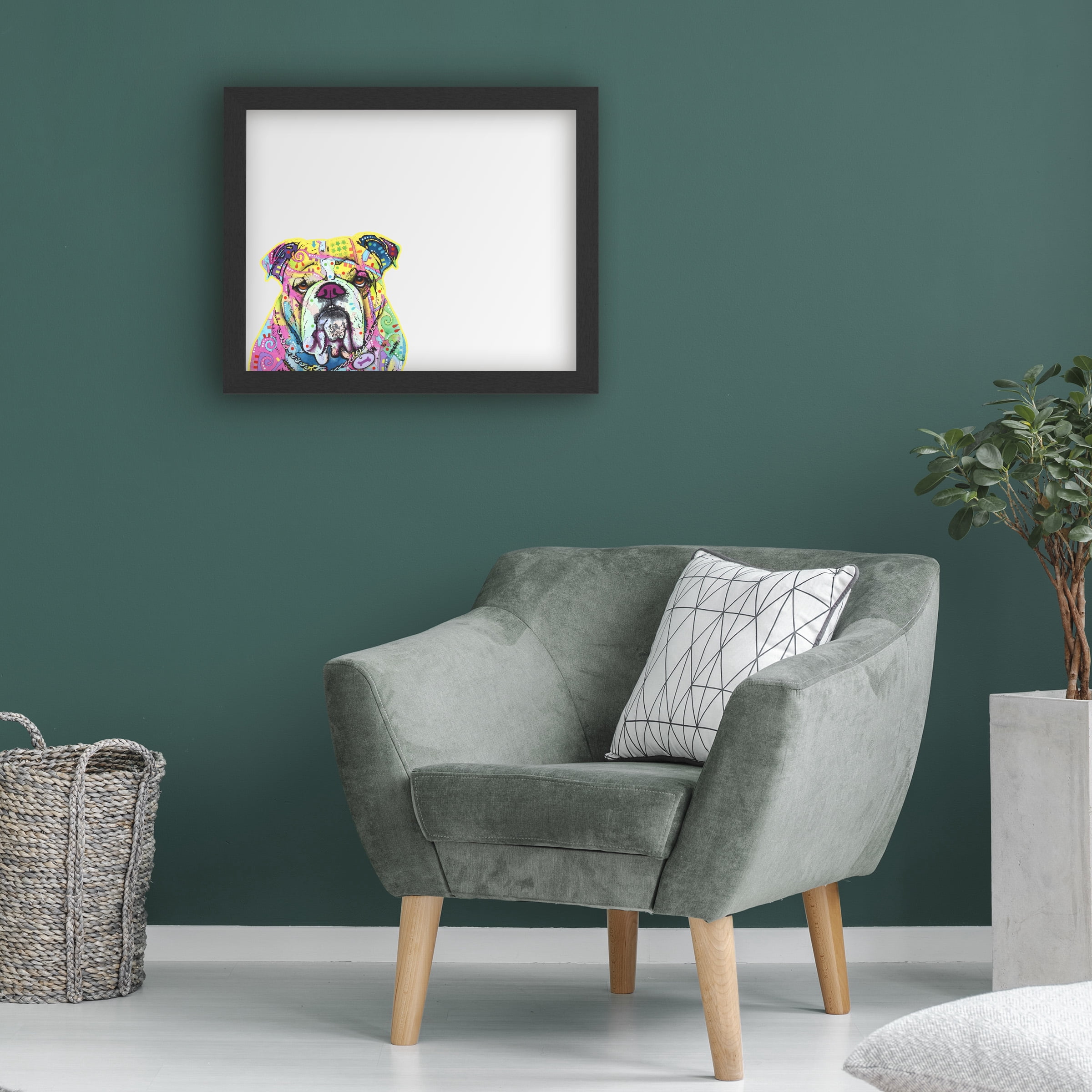 Trademark Fine Art 'The Bulldog' Markerboard by Dean Russo