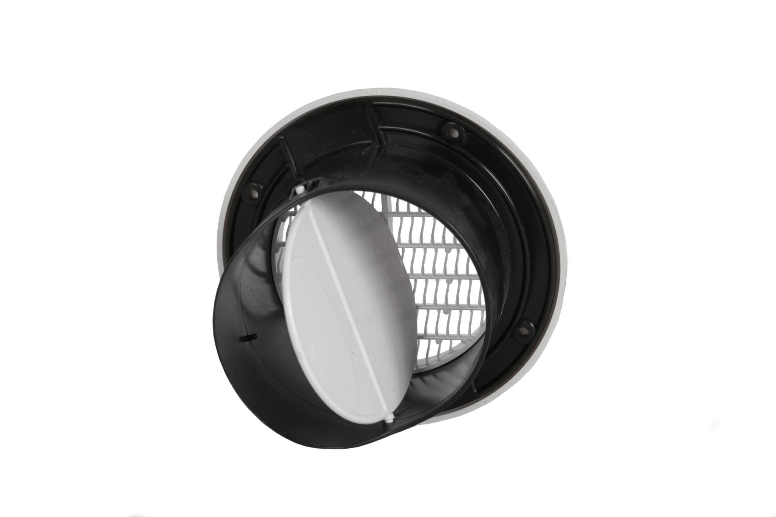 FAMCO Round Plastic Soffit/Under Eave Vent (6 in.) (White)