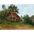 thumbnail image 2 of Franz Steinfeld 14x12 Gold Ornate Wood Frame and Double Matted Museum Art Print Titled - Derelict House, 2 of 4