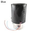 thumbnail image 5 of Soumake Universal Car Carbon Fiber Exhaust Muffler Tip Tail Pipe with Red/Blue LED Light, 5 of 5