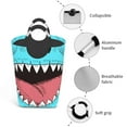 thumbnail image 2 of DouZhe 50L Rectangular Laundry Basket, Funny Dinosaur Prints Waterproof Foldable Laundry Hamper with Aluminum Handles, 2 of 6