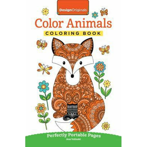 Pre-Owned Color Animals Coloring Book: Perfectly Portable Pages (Paperback) 1497202396 9781497202399