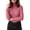 17-Pink, variant on Diufon Short Sleeve Sweater for Women Plus Size Knit V Neck Tops with Pocket Solid Color Lightweight Pullover Shirts