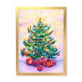 thumbnail image 3 of Designart Beautiful Christmas Tree Art Traditional Framed Wall Art, 3 of 4