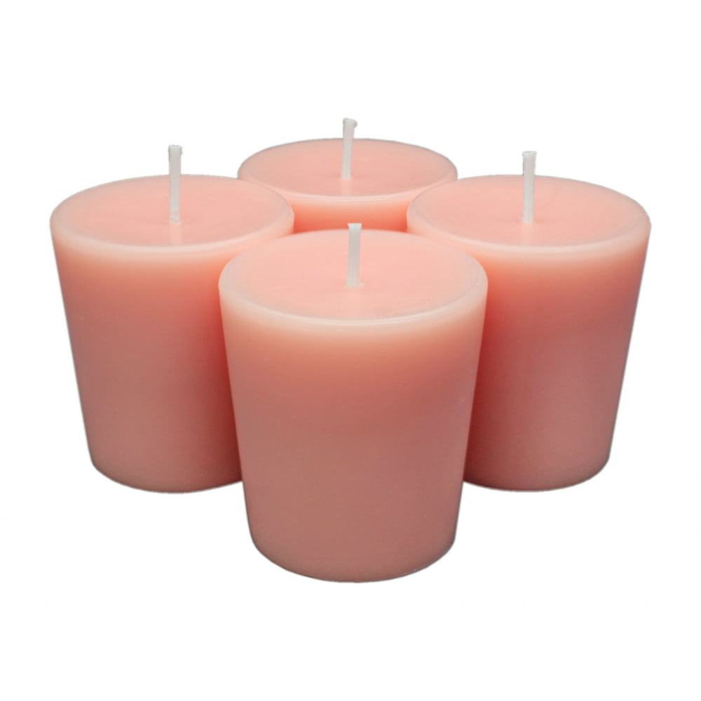 Mainstays Scented Votive Candles, Pink, Peach & Mango, 4Pack Walmart