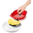 thumbnail image 5 of Omelet Maker, Omelette Maker Microwave Omelette Maker Silicone Omelette Tool Non Stick Roll Baking Pan Swewared Red, 5 of 5