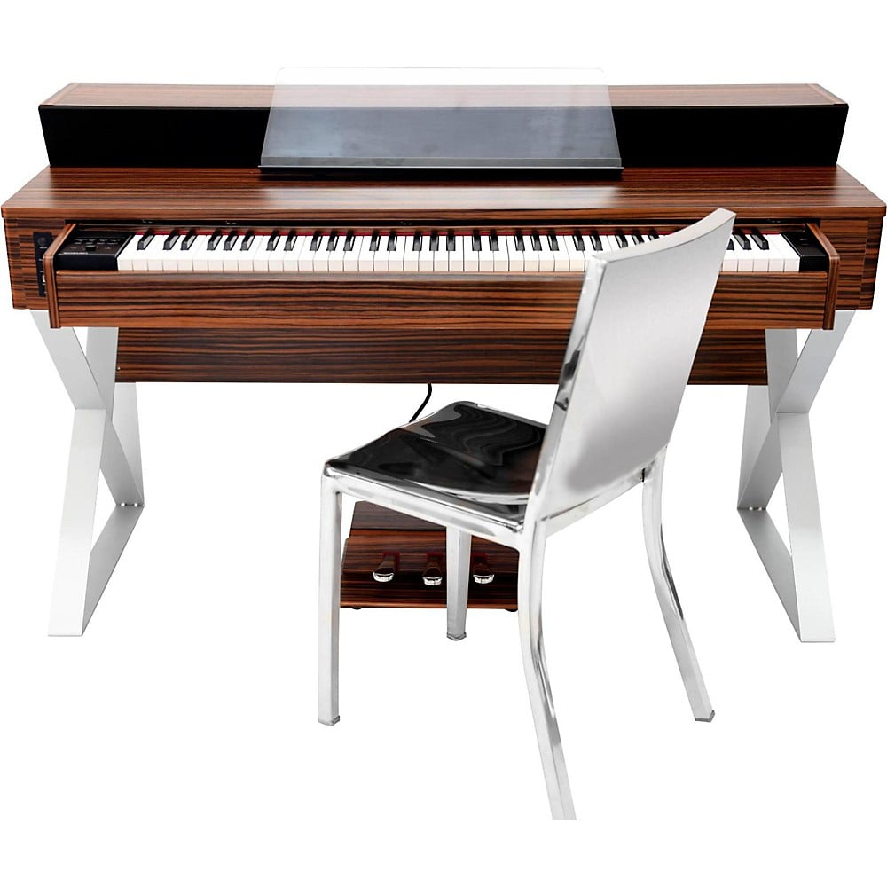 Suzuki Center Desk Digital Piano System With Hi Polish Aluminum Chair