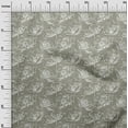 thumbnail image 3 of oneOone Rayon Gray Fabric Floral Sewing Craft Projects Fabric Prints By Yard 56 Inch Wide, 3 of 4