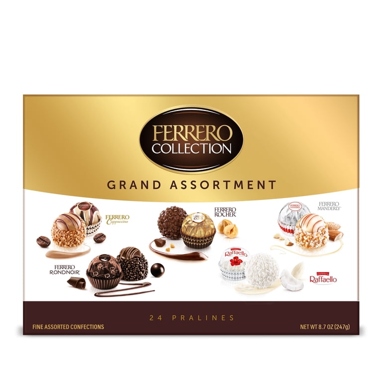 3 pack) Ferrero Collection Grand Assortment, Hazelnut, Dark
