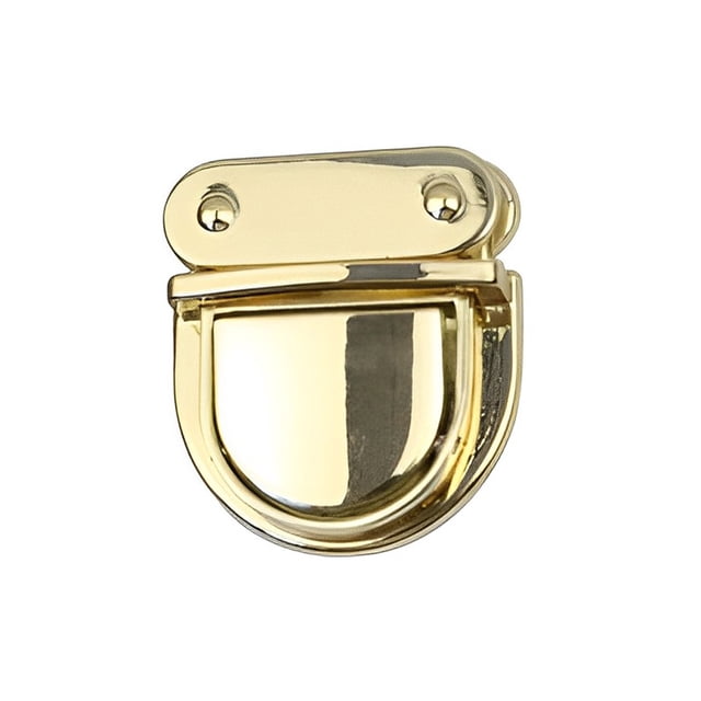 Youkk 38MM Buckle Sturdy Metal Small Portable Buckles Tool Wear Resistance Turn Lock Bag Purse Decoration Closure Golden