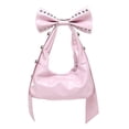 thumbnail image 2 of Bolsa de hombro bolso para mujeres Goth Y2K Pouch para viajes de viaje al aire libre Rosa, 2 of 8