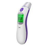 Ear Thermometer Forehead Thermometer Non-contact Thermometer Baby Thermometer, Purple