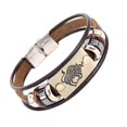 thumbnail image 2 of SmartBy Retro Unisex 12 Constellations Multi Layer Braided Faux Leather Bracelet Jewelry, 2 of 5