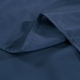 thumbnail image 3 of Skylinewears Bed Sheets Set Deep Pocket 4-Piece Set Plain 4 PC Brushed Microfiber Bedding Sheet Set Navy King, 3 of 7