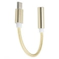 thumbnail image 1 of Type C to 3.5mm  Audio Adapter Headset Adapter, Double Sided Usable, Compact & Portable, Lossless Audio Transmission for Letv, 1 of 8