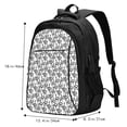 thumbnail image 5 of Daiia Snake Pattern USB Charging Backpack for Men and Women, Anti-Theft Backpack,Travel Backpack,School Backpack,College Backpack,Laptop Backpack, 5 of 7