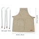 thumbnail image 5 of unbranded Delantal De Cocina Para Chef Con Ancho De Y Bolsillo Impermeable, 5 of 6