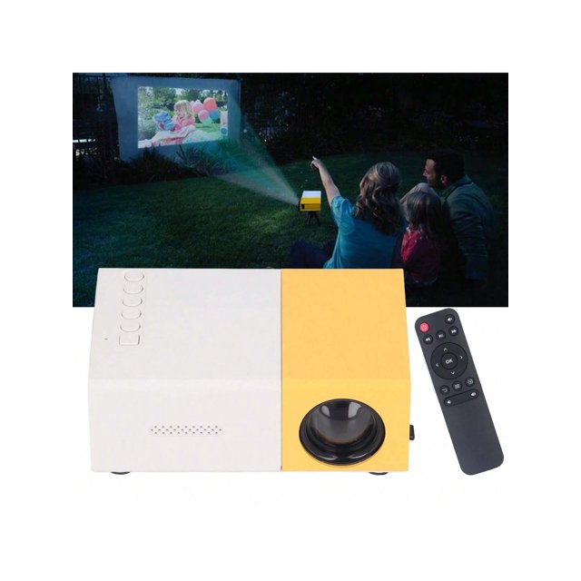 Mini Portable Projector, Digital Movie Projector, 24 To 60in Large Screen, 1920x1080 Resolution, Multi Interface, Smart Video Projector For Home Theat