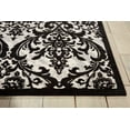 thumbnail image 5 of Nourison Damask Vintage Black/White 5' x 7' Area Rug, (5x7), 5 of 10