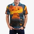 thumbnail image 5 of Yiaed Glowing Mushroom In ForestPrint Men's Short Sleeve Polo Shirt,Golf Polo for Men Three-Button Golf Shirt Athletic Casual Collared T-Shirt- X-Large, 5 of 7