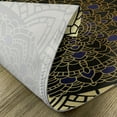 thumbnail image 5 of Ambesonne Mandala Place Mats Set of 4, Lotus Inspired Design, Standard Size, Navy Blue Yellow, 5 of 6