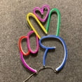 thumbnail image 2 of Handmadetneonsign Hand Heart Neon Sign, Dorm Room Wall Art Decor, Home Bar Pub Hotel Restaurant Wall Decor, 2 of 5