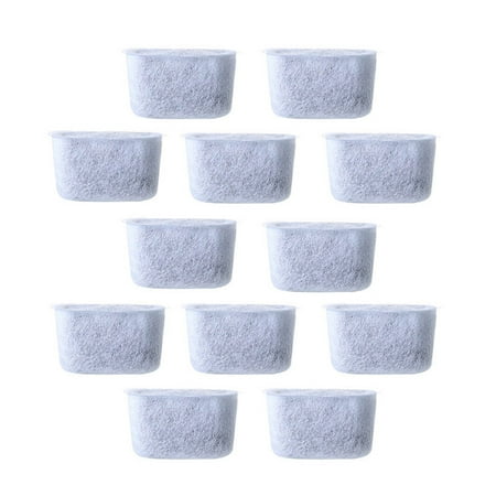 

12pcs Replacement Charcoal Water Filters Non-woven Filter for Coffee Makers