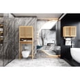 thumbnail image 5 of Toilet Storage Rack, Freestanding Bamboo Bathroom Cabinet, Laundry Room Organizer, Natural Color, 5 of 12