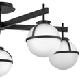 thumbnail image 4 of 39674BK-Hinkley Lighting-Hollis - 22.5W 5 LED Extra Large Semi-Flush Mount - Transitional-Mid-Century Modern-Scandinavian Style - 32 Inch Wide by 12, 4 of 4