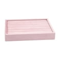 thumbnail image 3 of Jewelry Organizer for Drawer Jewelry Display Jewelry Storage Containers for Home Pink Rings Tray, 3 of 8