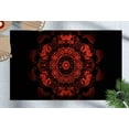 thumbnail image 2 of Saloon Rugs, Large Rugs, Mandala Pattern Rug, Door Mat Rugs, Entryway Rugs, Entry Rug, Black And Red Rugs, Modern Rugs, Outdoor Rugs, 3.3'x5' - 100x150 cm, 2 of 8