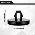 thumbnail image 4 of Xingzhi 20PCS Brake Lamp Pad Pedal Stopper Stop Buckle Button Maintenance, 4 of 6