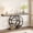 Grey, variant on QinaQin 55-Inch Industrial Style Console Table, Four-Tier Round Base Entryway Table, Sofa Back Table, Narrow Entryway Side Table, Hallway Side Table