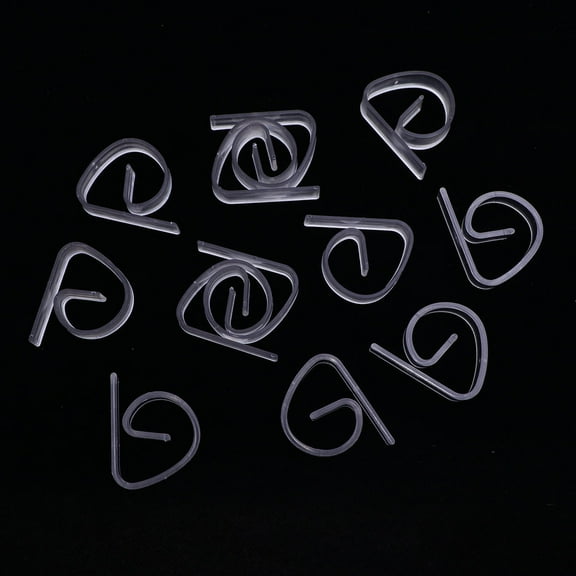 FELTECHELECTR Table Cloth Clip Clear Restaurant For Parties 10Pcs 1.8x1.4x0.5in