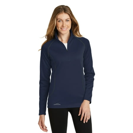 Eddie Bauer Ladies Smooth Fleece 1/2-Zip. EB237