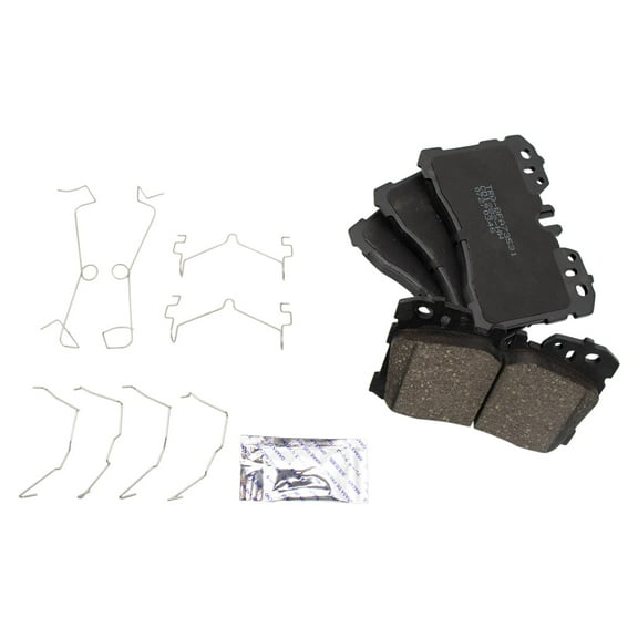 TRQ Front Premium Ceramic Brake Pad Set for Lexus LS460 LS600H BFA73531