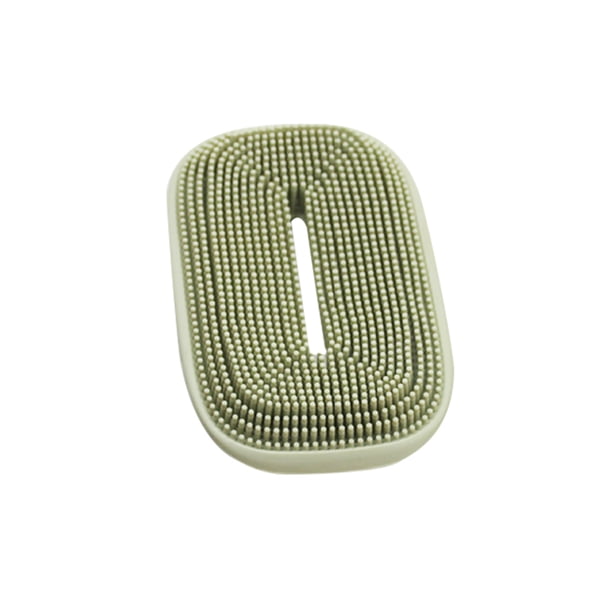Escurridor de silicona multifunción para baño, soporte de esponja, caja para jabonera, placa de almacenamiento Flexible para inodoro, bandeja Almacenamiento y organización del hogar verde Rectángulo Bewildely HA001680-06
