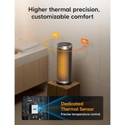 Dreo Space Heater for Bathroom and Indoor, 70°Oscillating, 5 Modes, Remote for Home Bedroom, 12H Timer, with ALCI Safety Plug