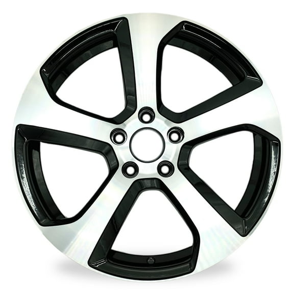 For Volkswagen Golf GTI New Single 18x7.5 Alloy Wheel 2014-2020 Machined Black OEM Design Wheel 18” Replacement Rim