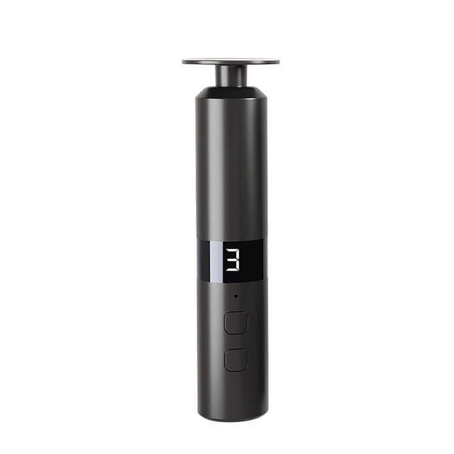 Rechargeable 2-in-1 Nail Care Scrubber 3 Speed 1800mAh Battery Reversible Rotation for Dead Skin Removal Nail Shaping Home Use Black