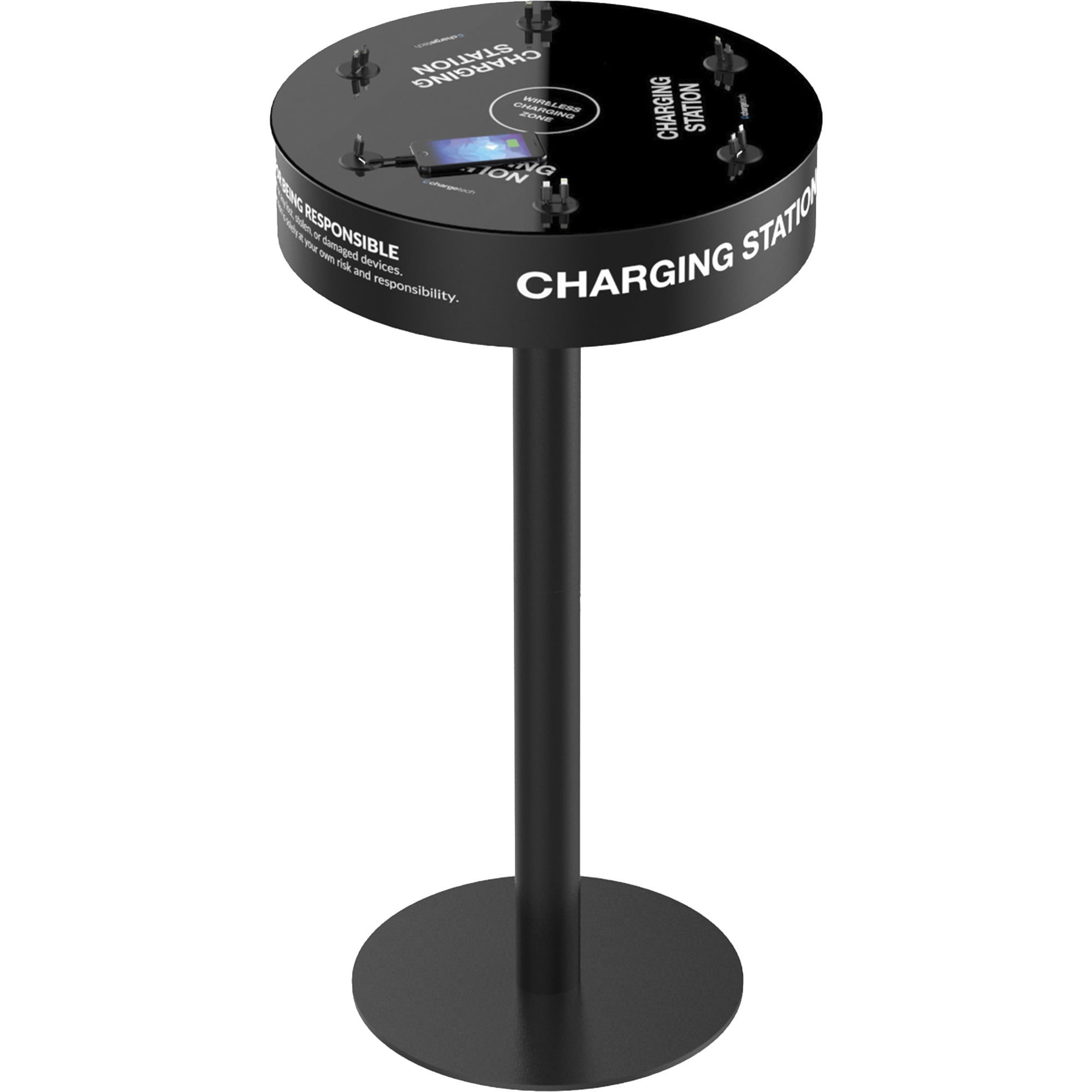 ChargeTech, CRGCT300054, Power Table 12Cable Charging Station, 1, Black