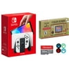 Nintendo Switch 64GB OLED Model Bundle, Nintendo Switch Console with White Joy-Con Controllers & Dock, Vibrant 7-inch OLED Screen, Game & Watch: Super Mario Bros with Mazepoly Accessories