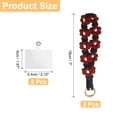thumbnail image 2 of Uxcell 2 Pcs Correa para Teléfono con Pestañas de Sujeción, Pulsera Lanyard para Teléfono Celular Hecha a Mano para Mujeres y Niñas, Burdeos, 2 of 7
