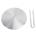 thumbnail image 2 of Plaque Adaptateur à Induction, Diffuseur de Chaleur en Acier Inoxydable avec Poignée Amovible, Adaptateur à Induction pour Poêle en Fer, Pot en Céramique, 2 of 7